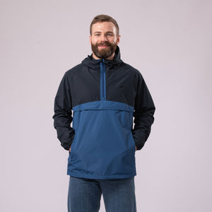 Nomad - Waterproof Half-Zip Jacket - Navy Blue