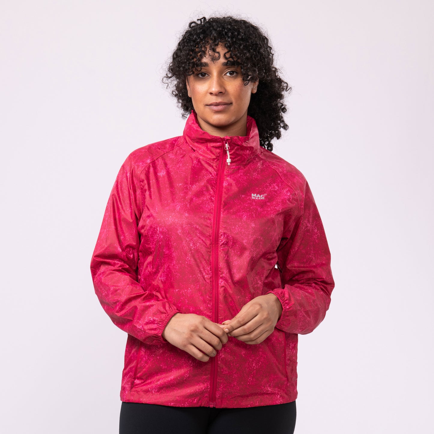 Origin Packable Waterproof Jacket - Pink Etch