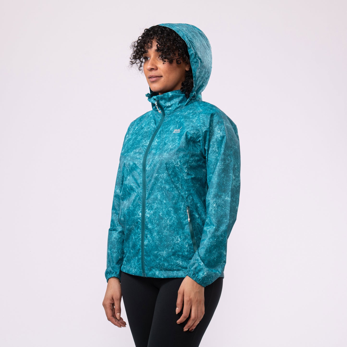 Origin Packable Waterproof Jacket - Teal Etch