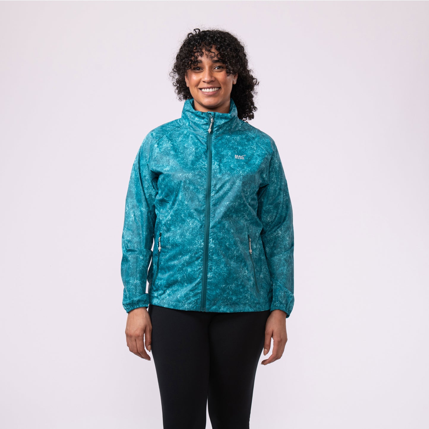 Origin Packable Waterproof Jacket - Teal Etch