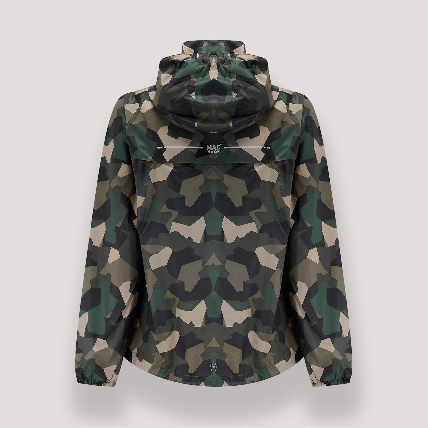 Origin Packable Waterproof Jacket - Green Camo