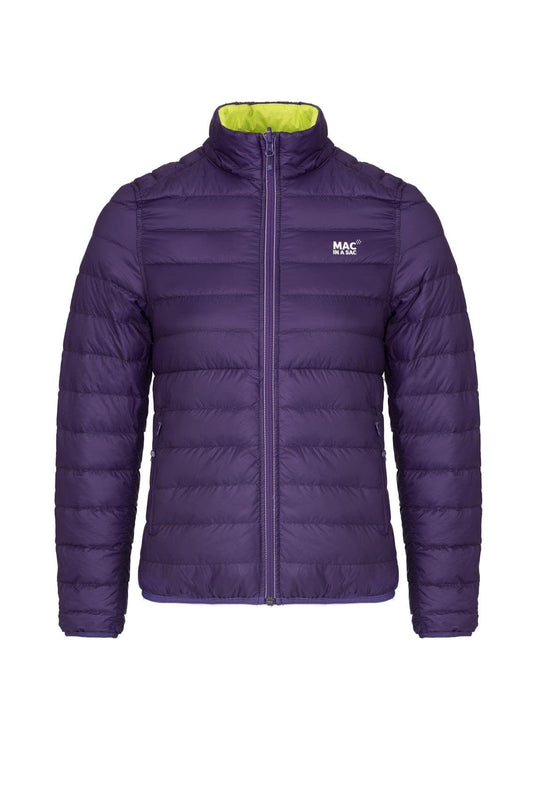 Polar - Womens Reversible Down Jacket - Grape Lime Punch