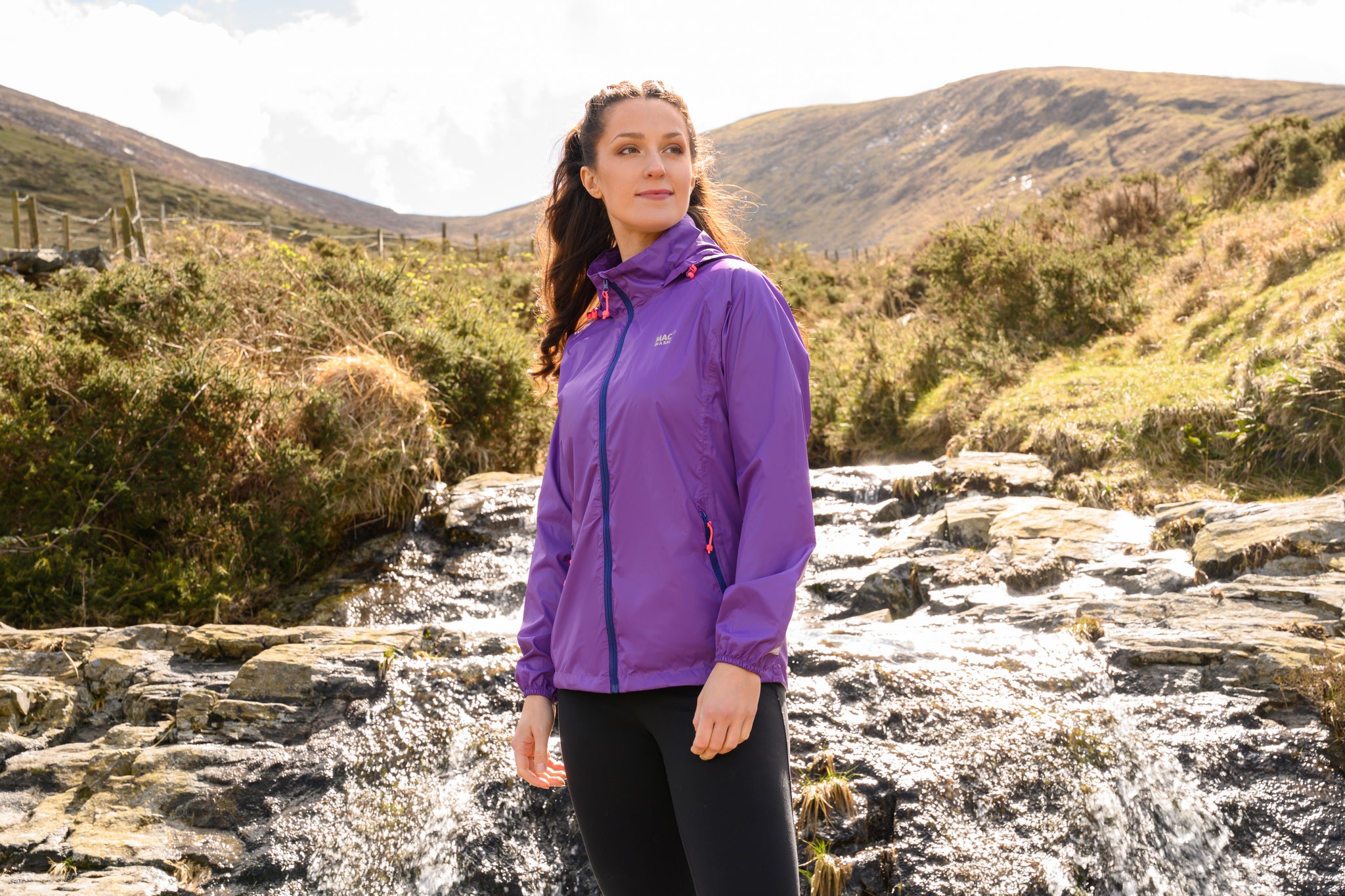 Origin Packable Waterproof Jacket - Purple