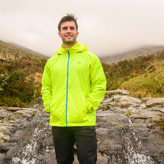 Origin Packable Waterproof Jacket - Neon Yellow
