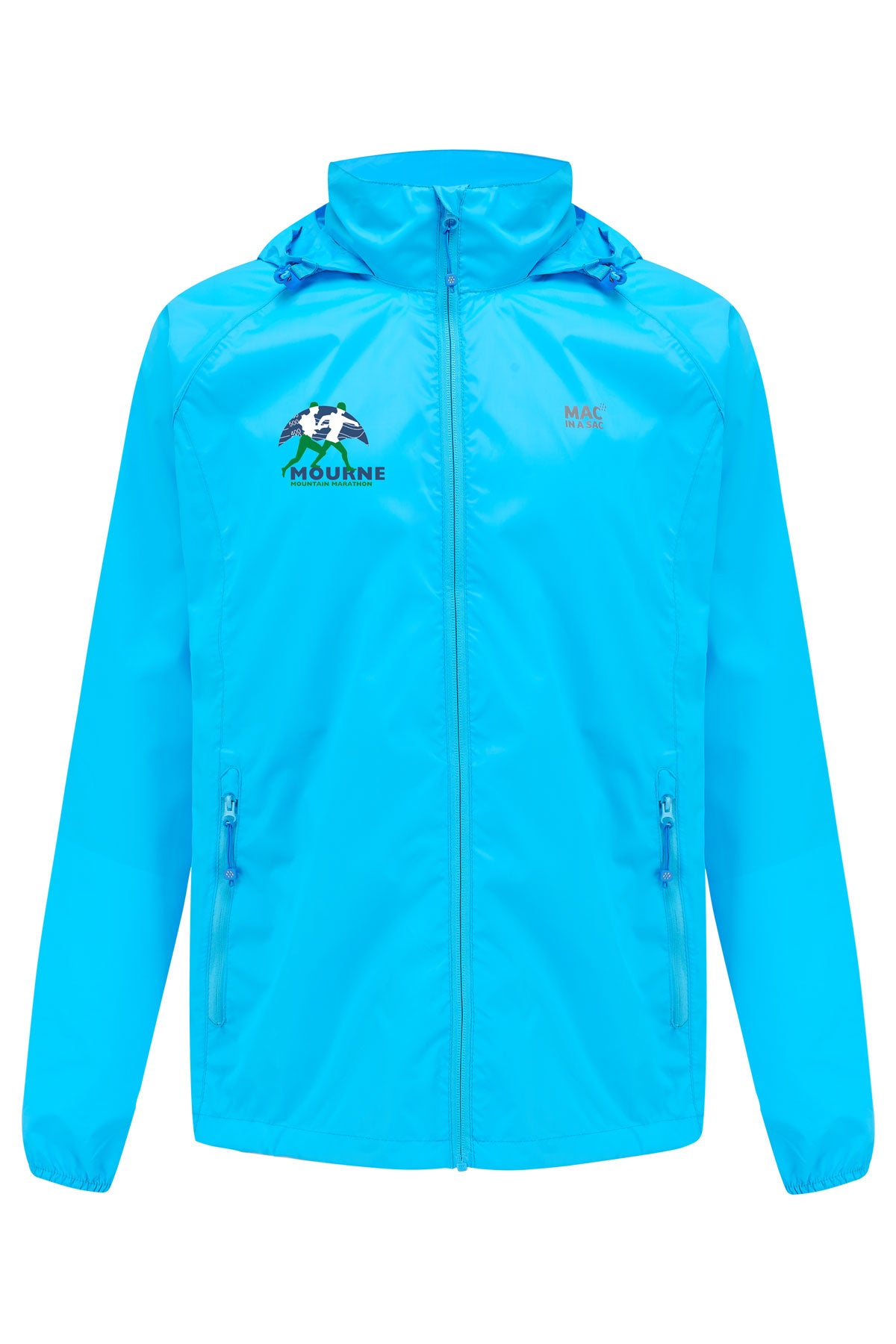 Origin Packable Waterproof Jacket - Mourne Mountain Neon Blue