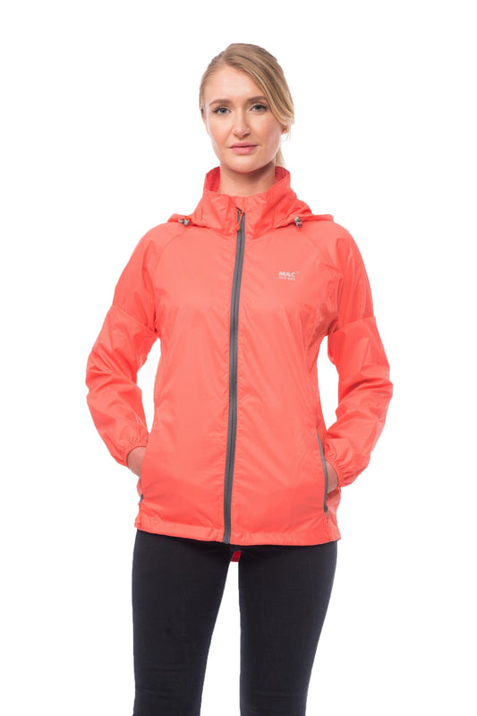Origin Packable Waterproof Jacket - Coral