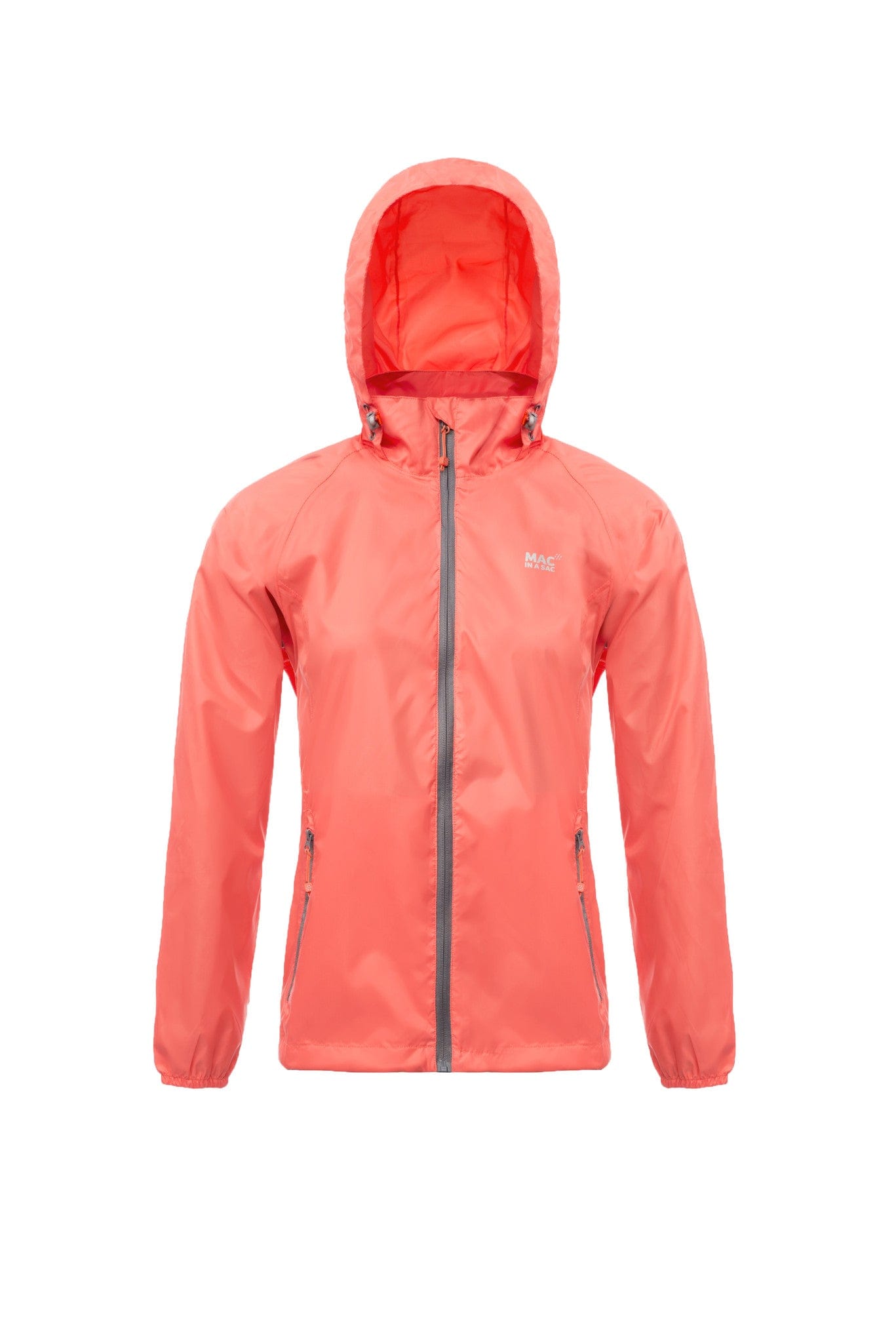 Origin Packable Waterproof Jacket - Coral