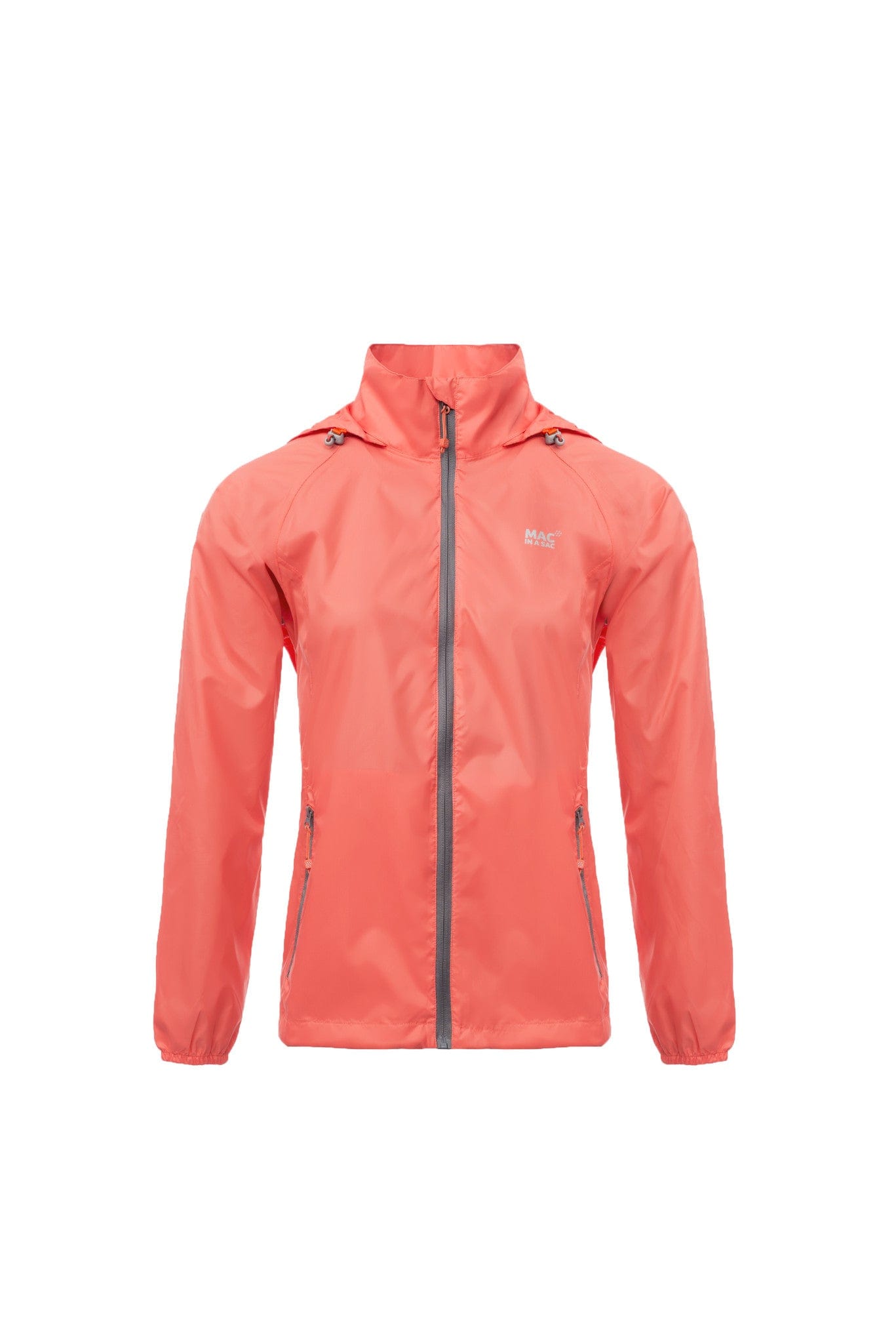 Origin Packable Waterproof Jacket - Coral