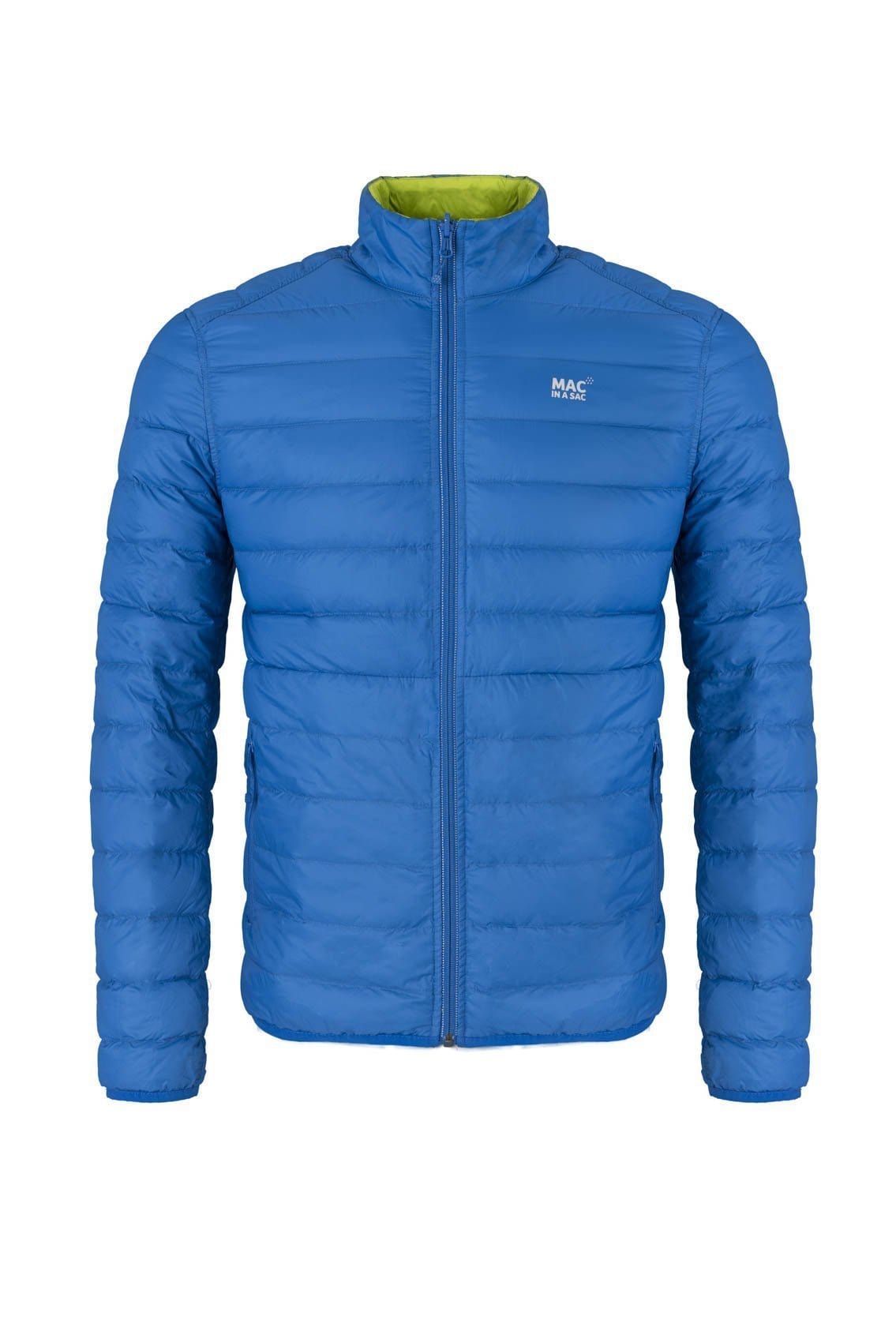 Polar - Packable Men's Down Jacket - Electric Blue Lime Punch