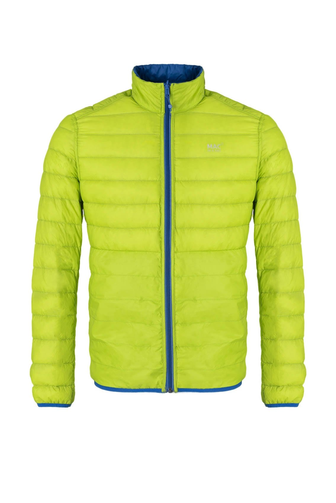 Polar - Packable Men's Down Jacket - Electric Blue Lime Punch