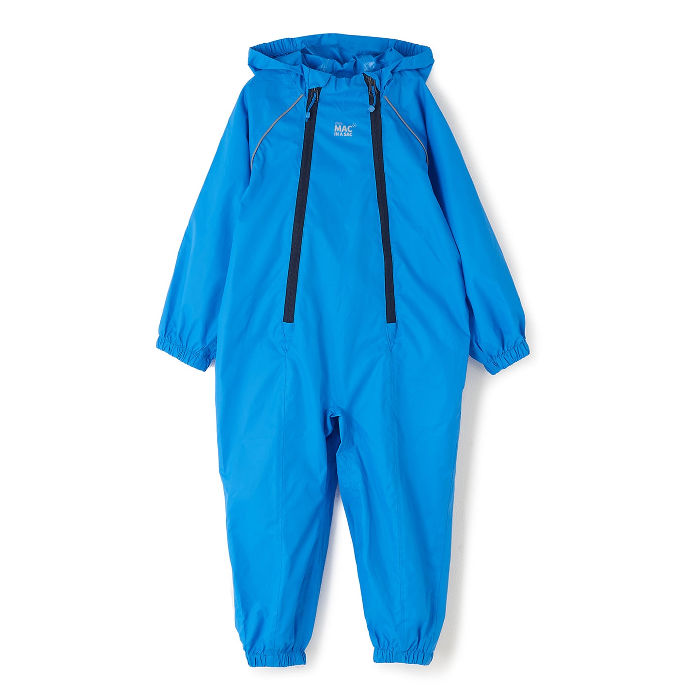 Puddlesuit Packable Waterproof Kids Rainsuit - Ocean Blue