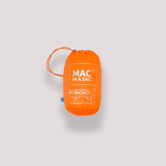 Poncho Sac - Neon Orange