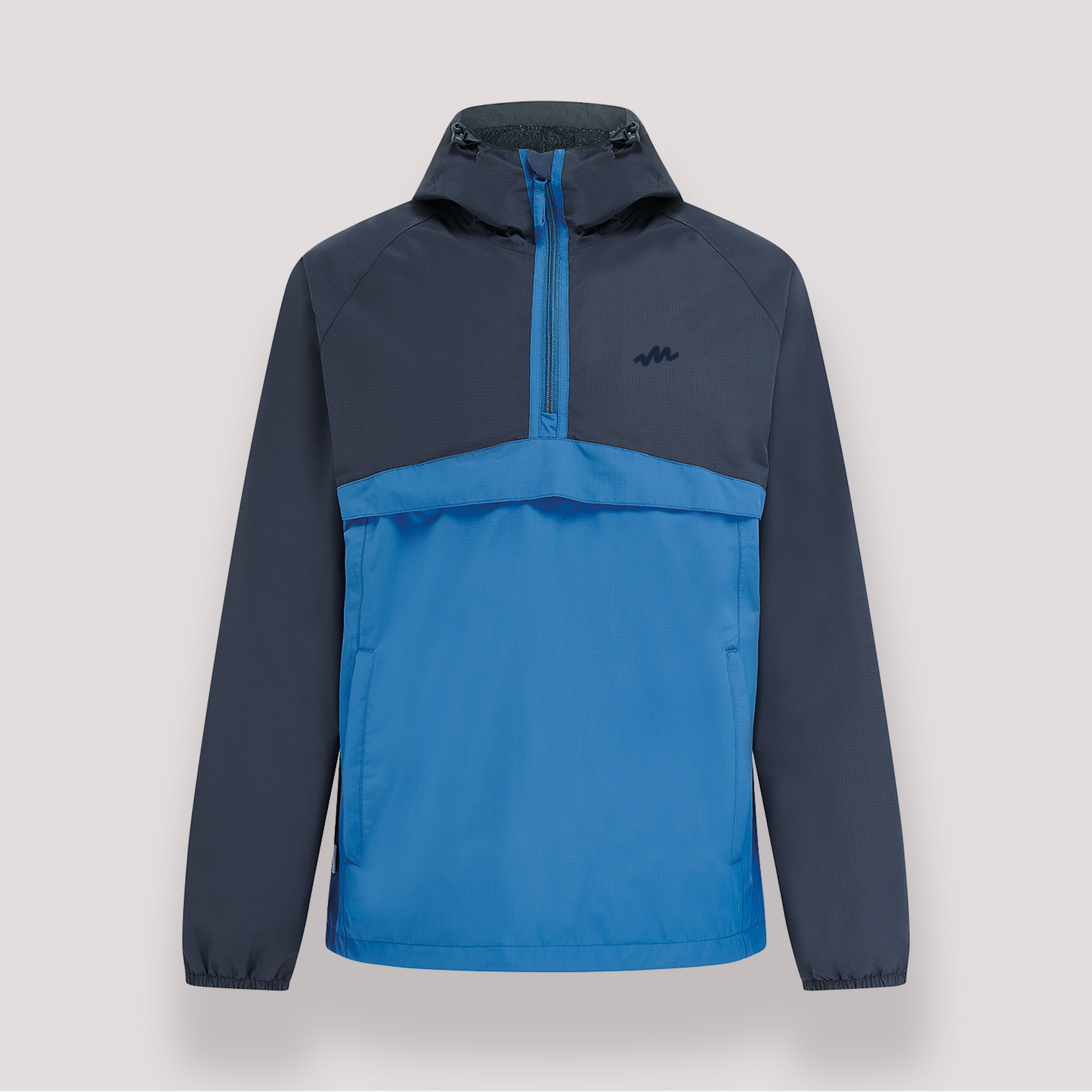 Nomad - Waterproof Half-Zip Jacket - Navy Blue