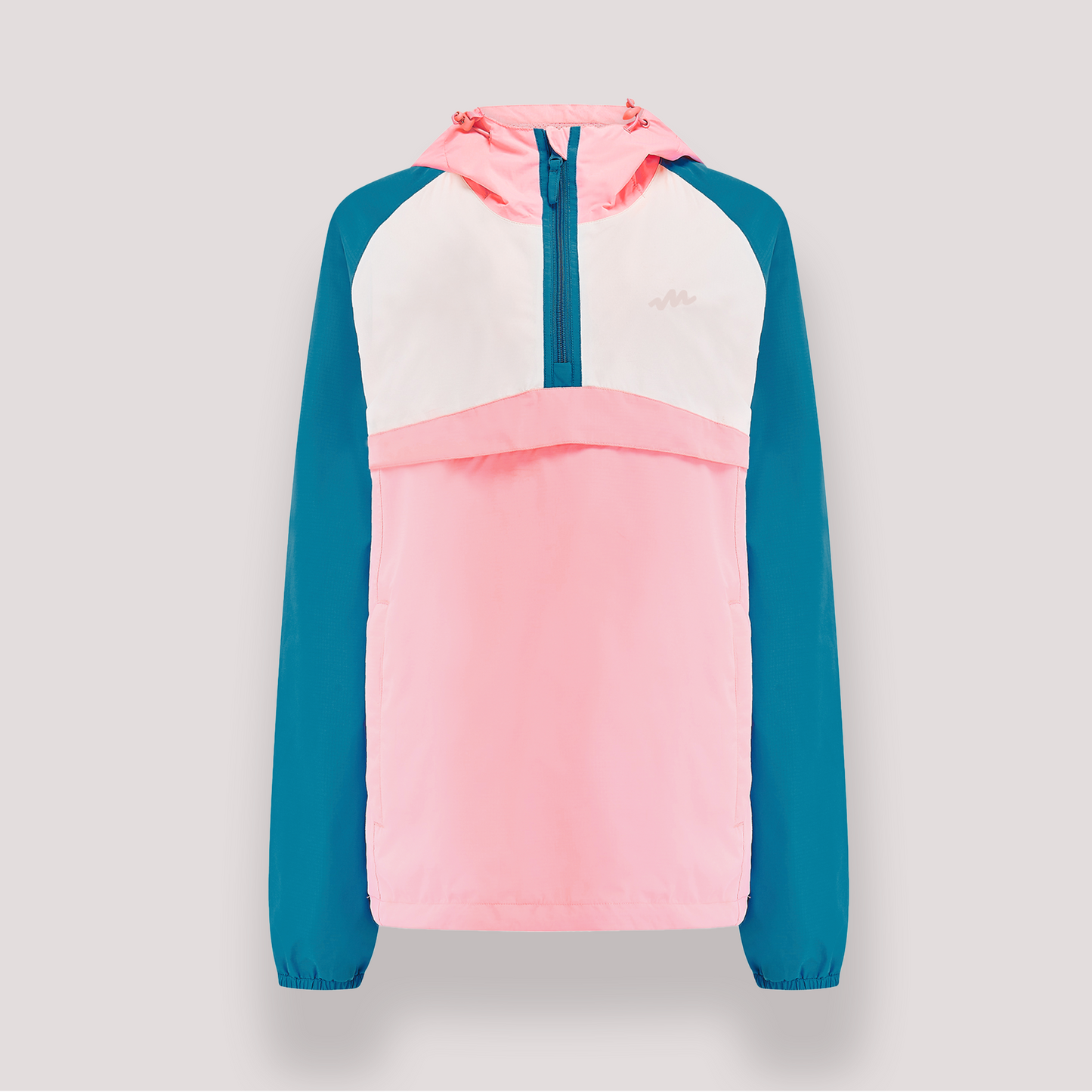 Nomad - Waterproof Half-Zip Jacket - Teal Pink