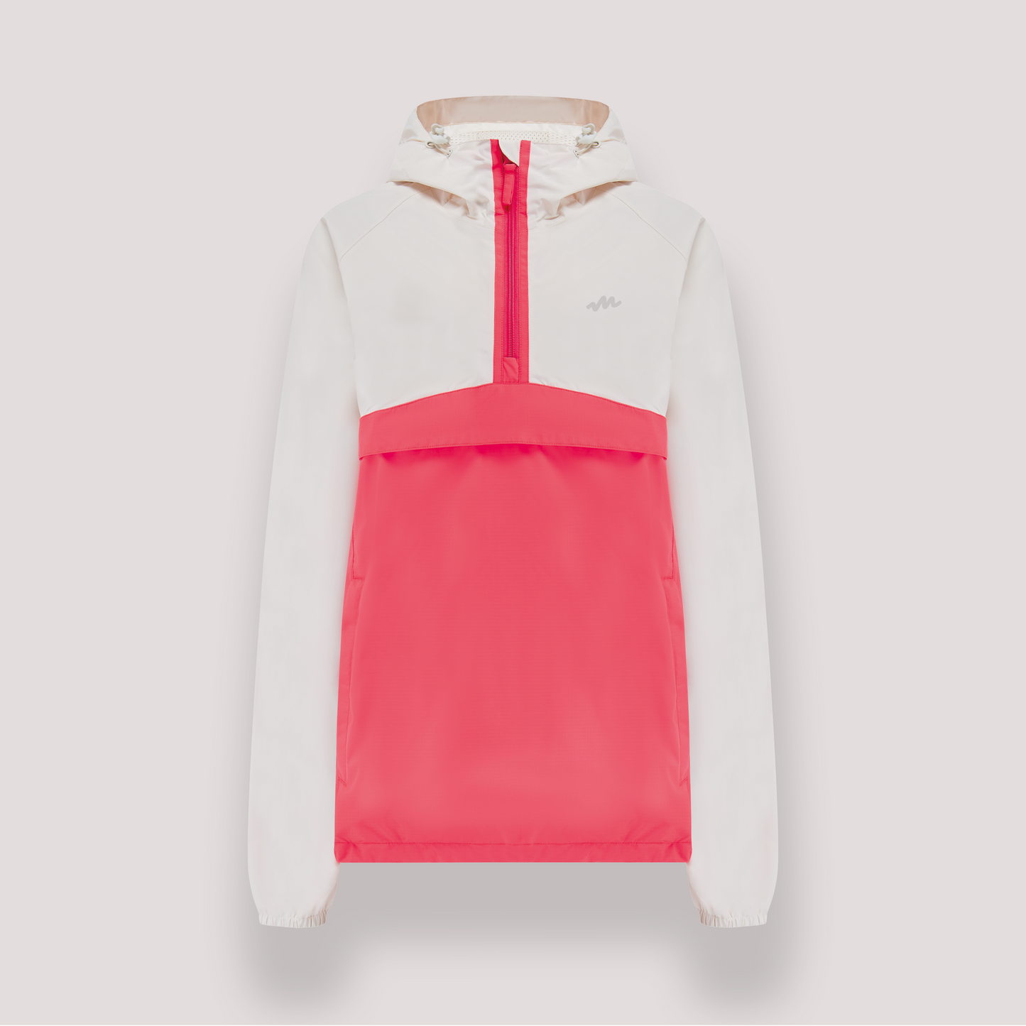 Nomad - Waterproof Half-Zip Jacket - Ivory Poppy