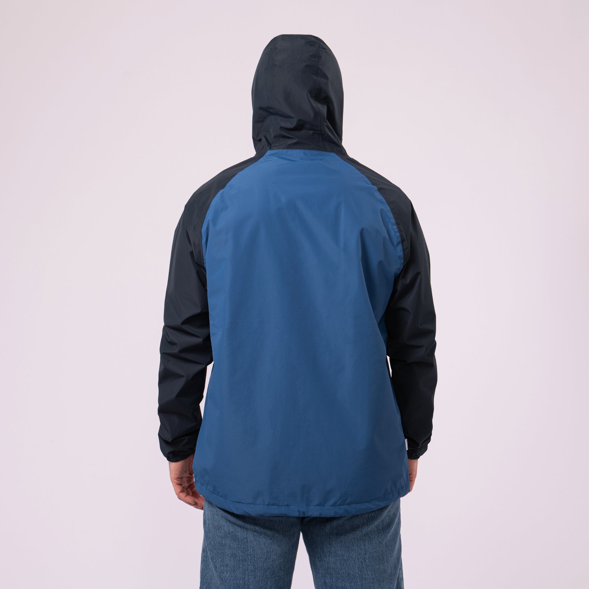 Nomad - Waterproof Half-Zip Jacket - Navy Blue – Mac in a Sac