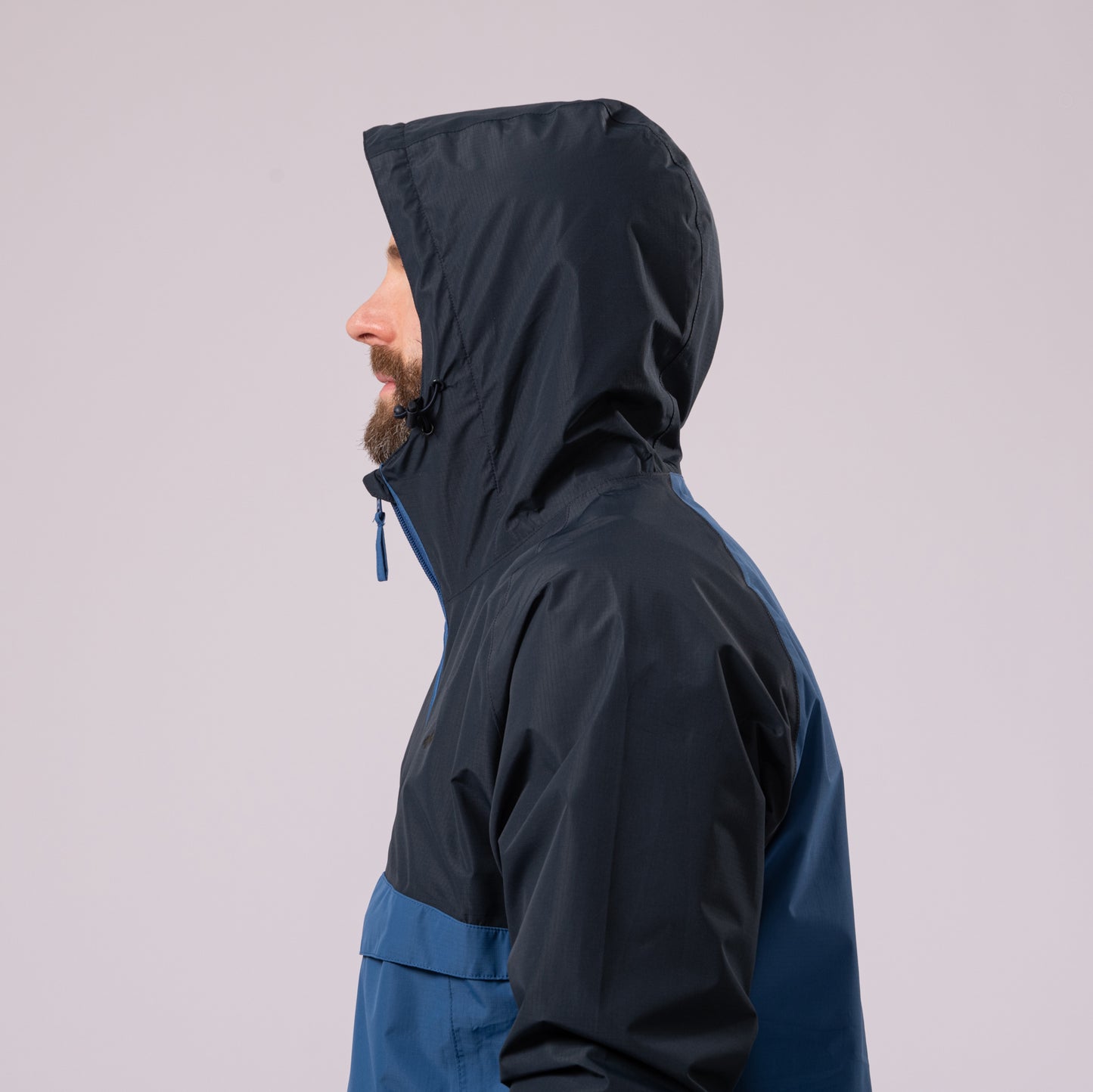 Nomad - Waterproof Half-Zip Jacket - Navy Blue