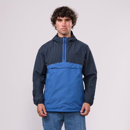 Nomad - Waterproof Half-Zip Jacket - Navy Blue