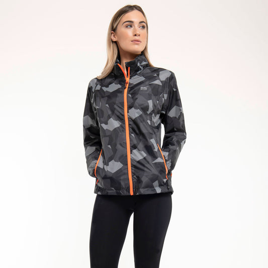 Origin Packable Waterproof Jacket - Black Camo