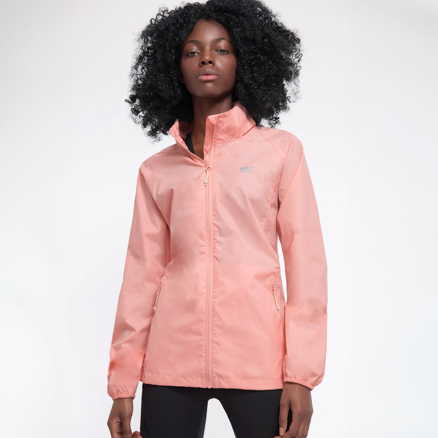 Origin Packable Waterproof Jacket - Soft Coral