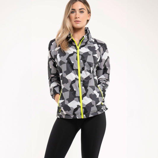 Origin Packable Waterproof Jacket - White Camo