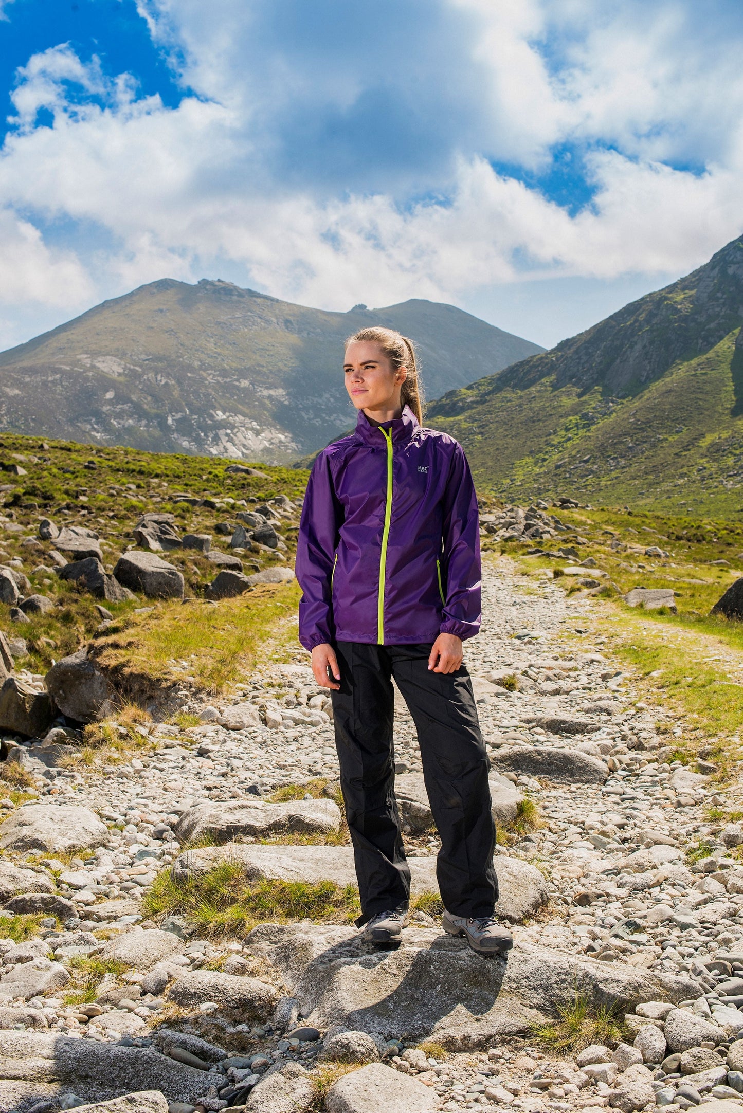 Origin Packable Waterproof Jacket - Grape