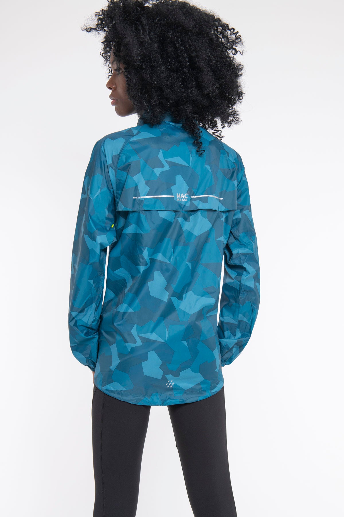 Origin Packable Waterproof Jacket - Teal Camo