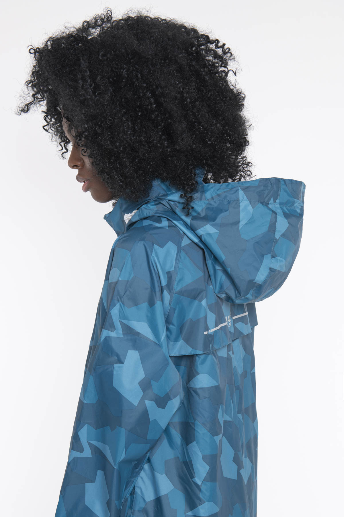 Origin Packable Waterproof Jacket - Teal Camo