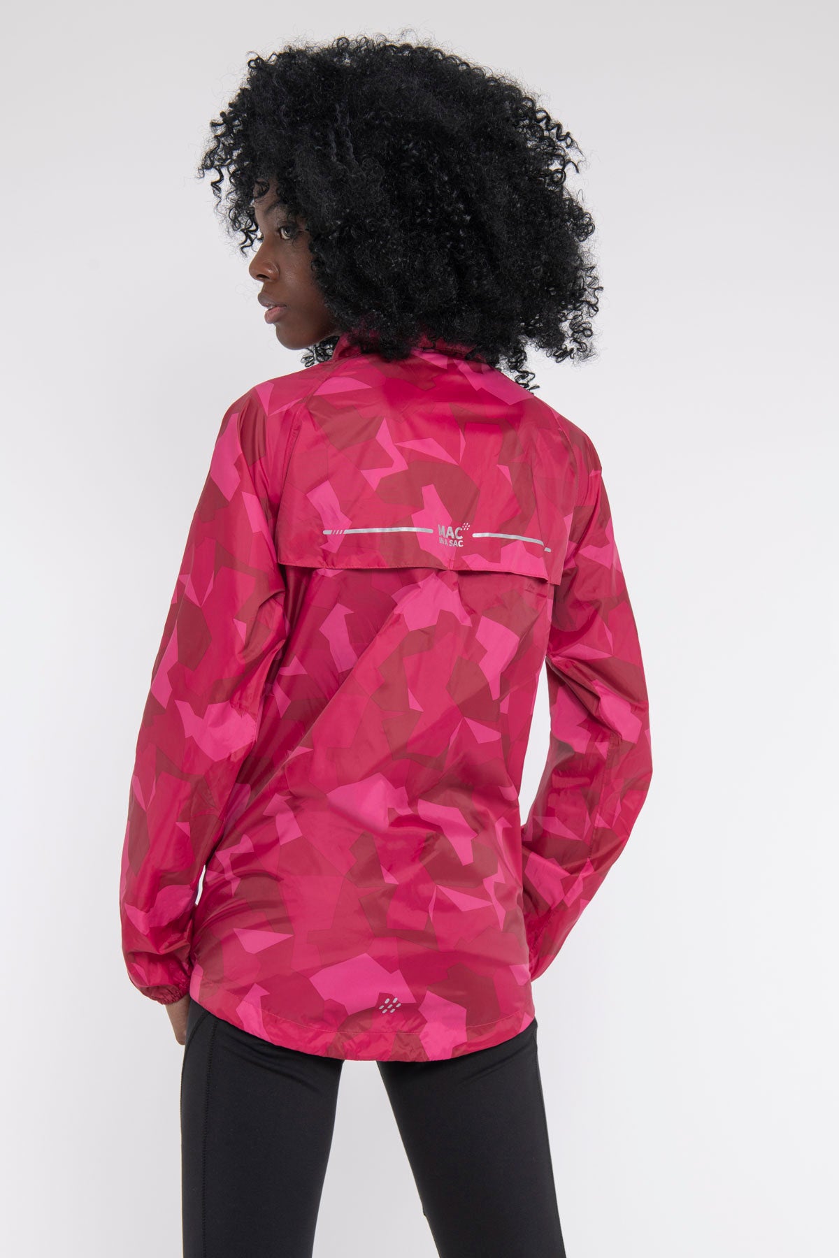 Origin Packable Waterproof Jacket - Pink Camo
