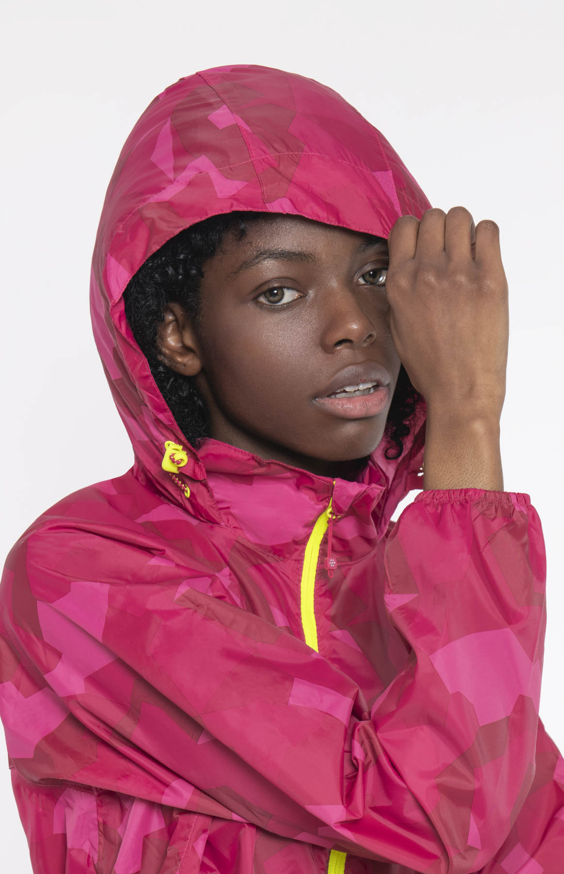 Origin Packable Waterproof Jacket - Pink Camo