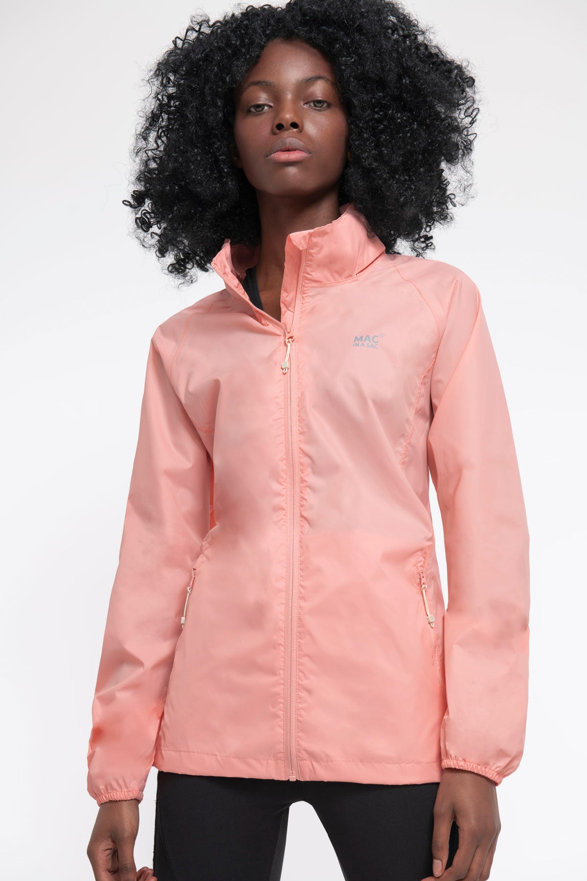 Origin Packable Waterproof Jacket - Soft Coral
