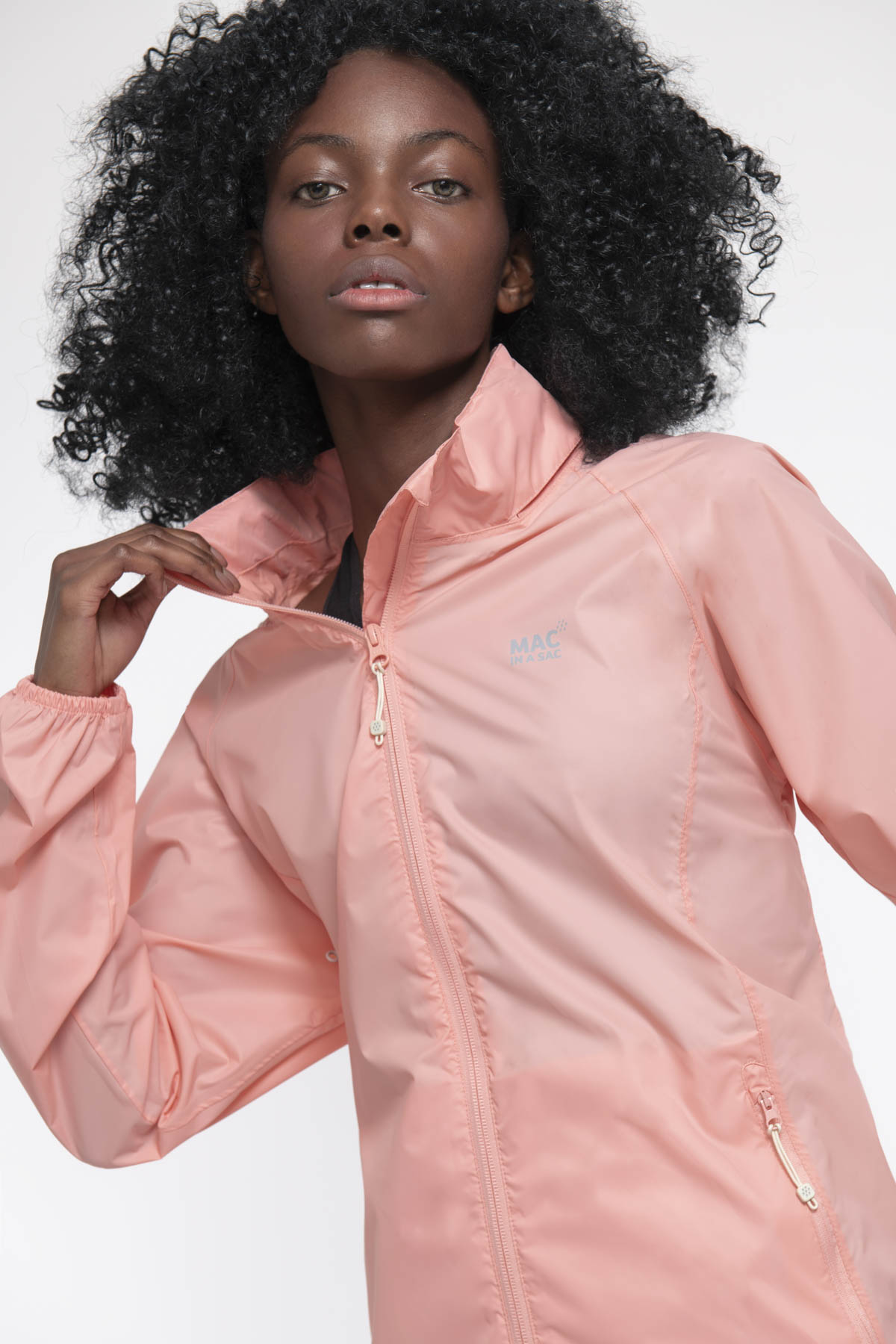 Origin Packable Waterproof Jacket - Soft Coral