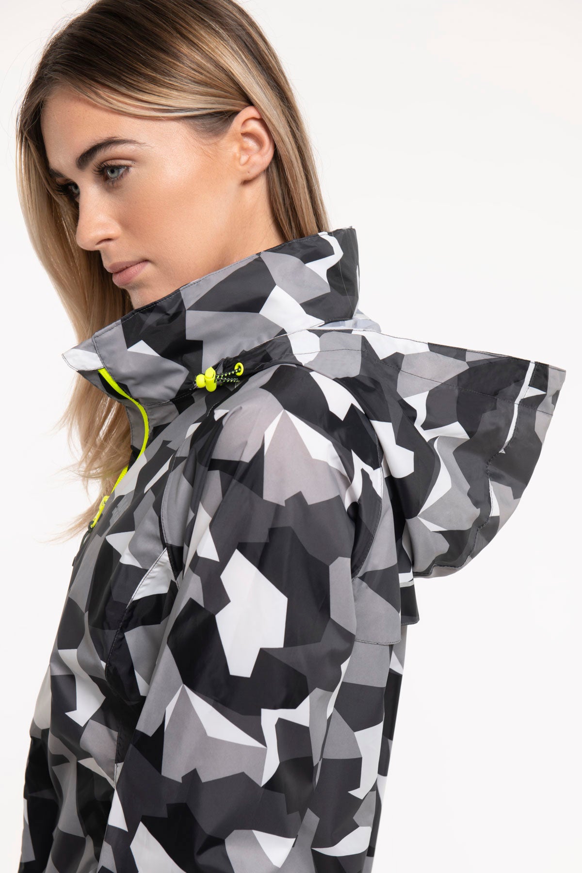 Origin Packable Waterproof Jacket - White Camo