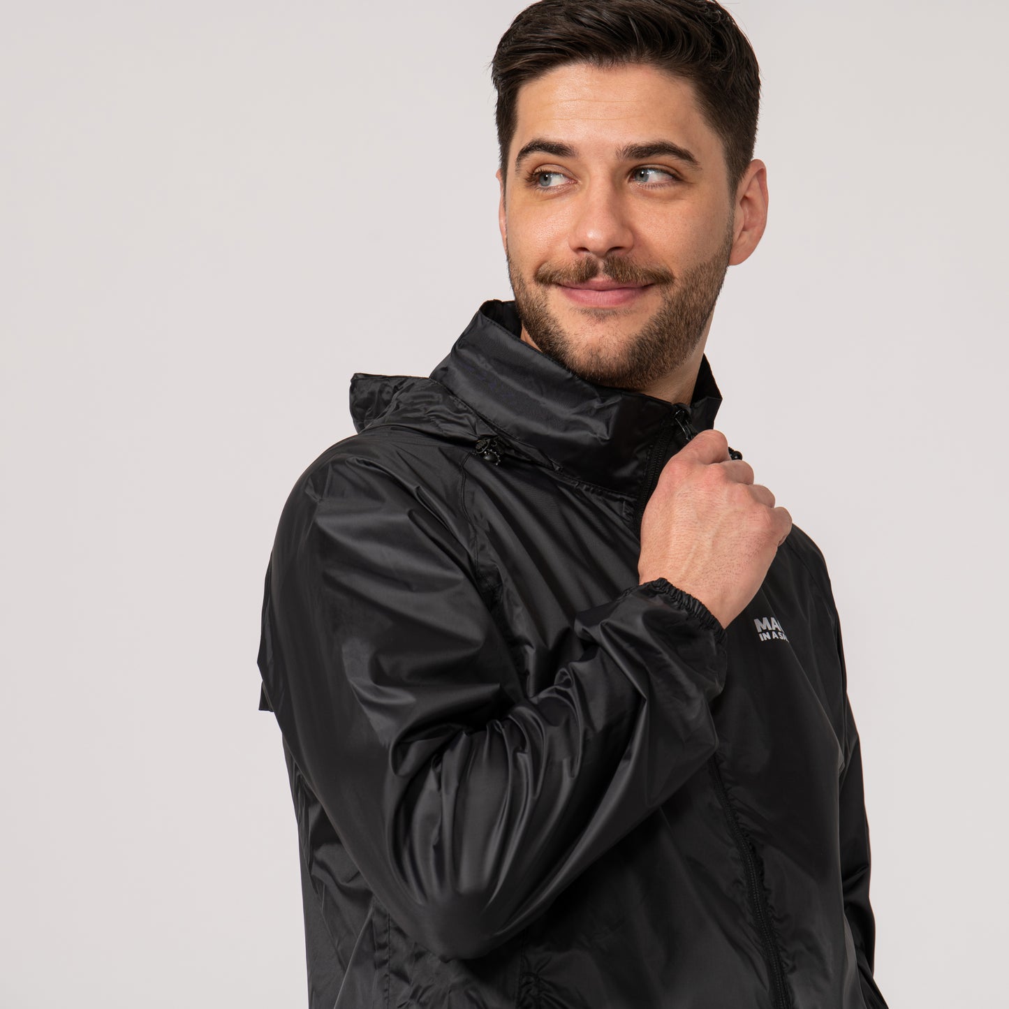 Origin Packable Waterproof Jacket - Black
