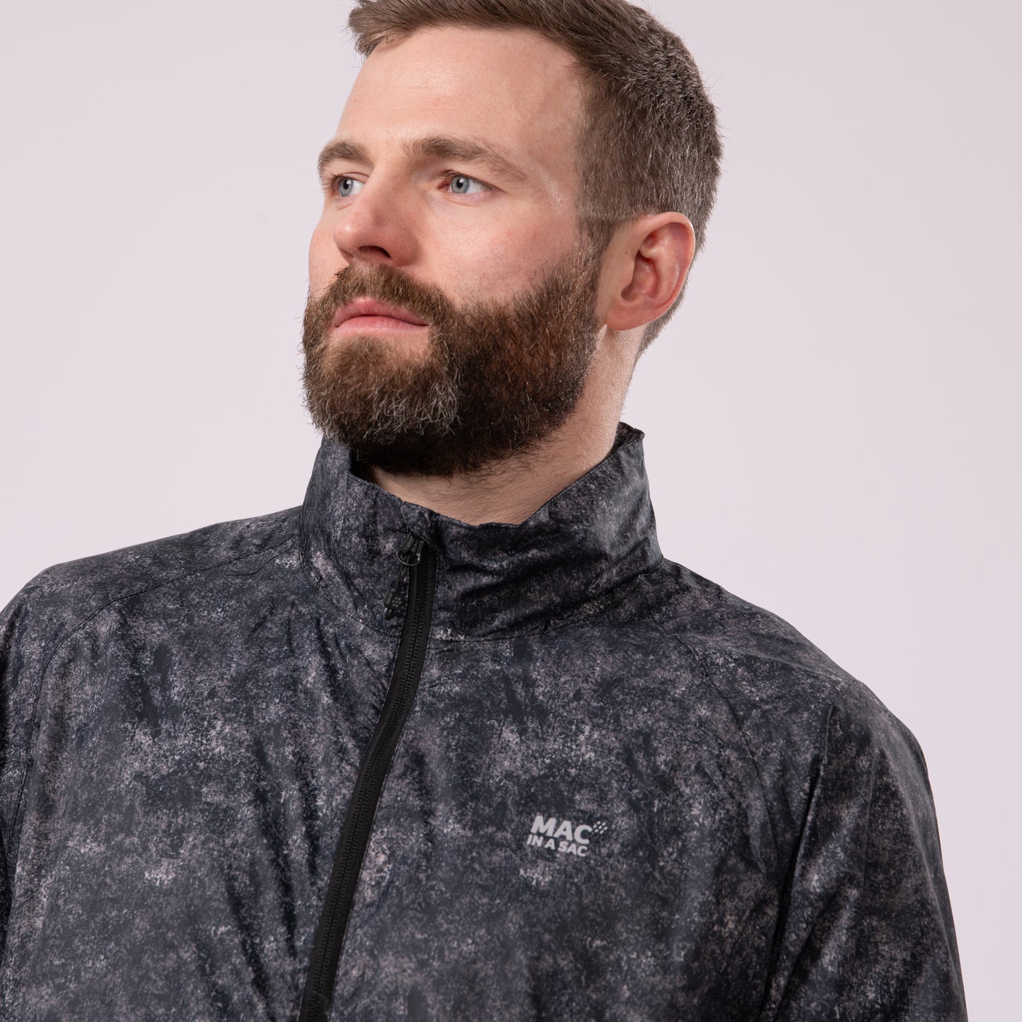 Origin Packable Waterproof Jacket - Black Etch