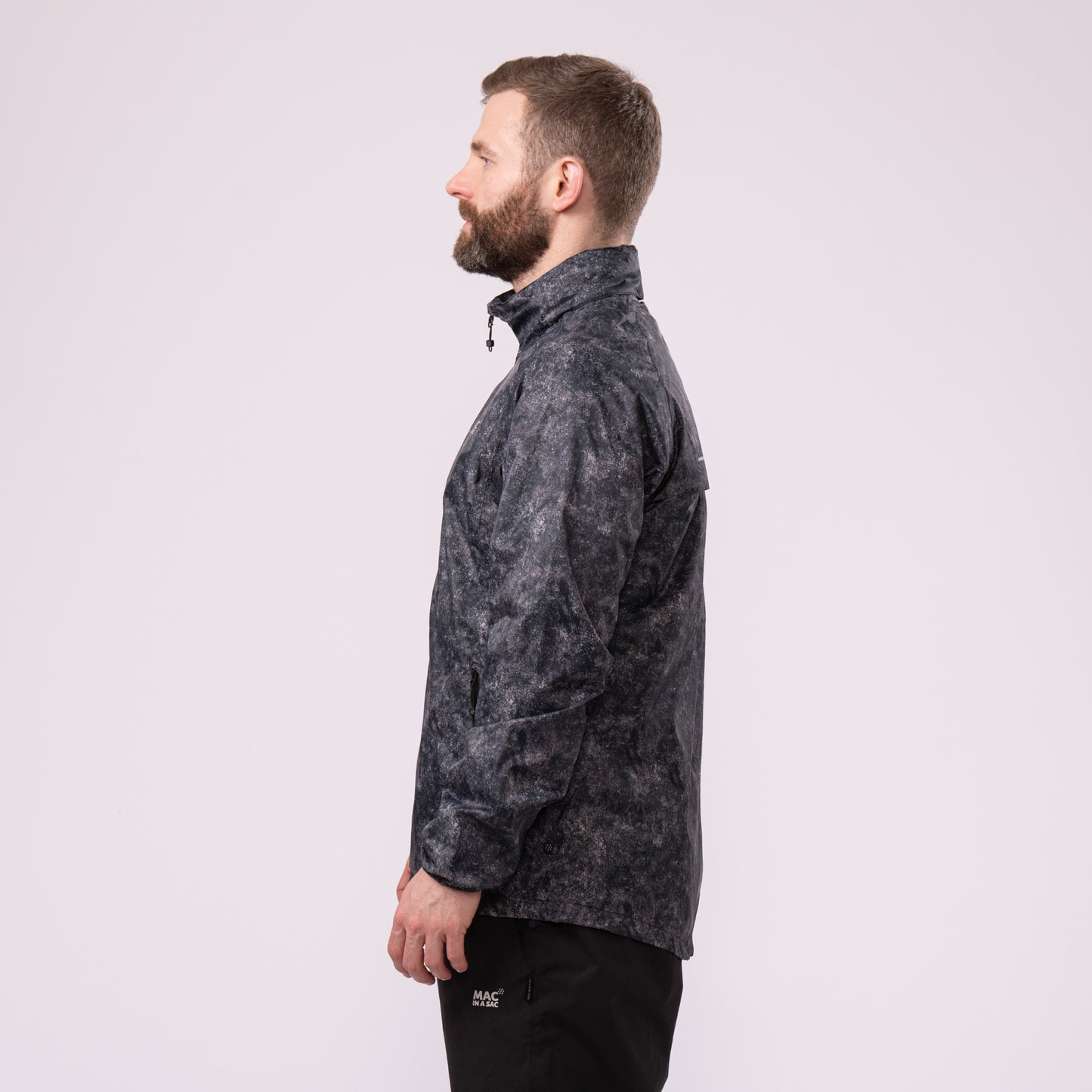 Origin Packable Waterproof Jacket - Black Etch