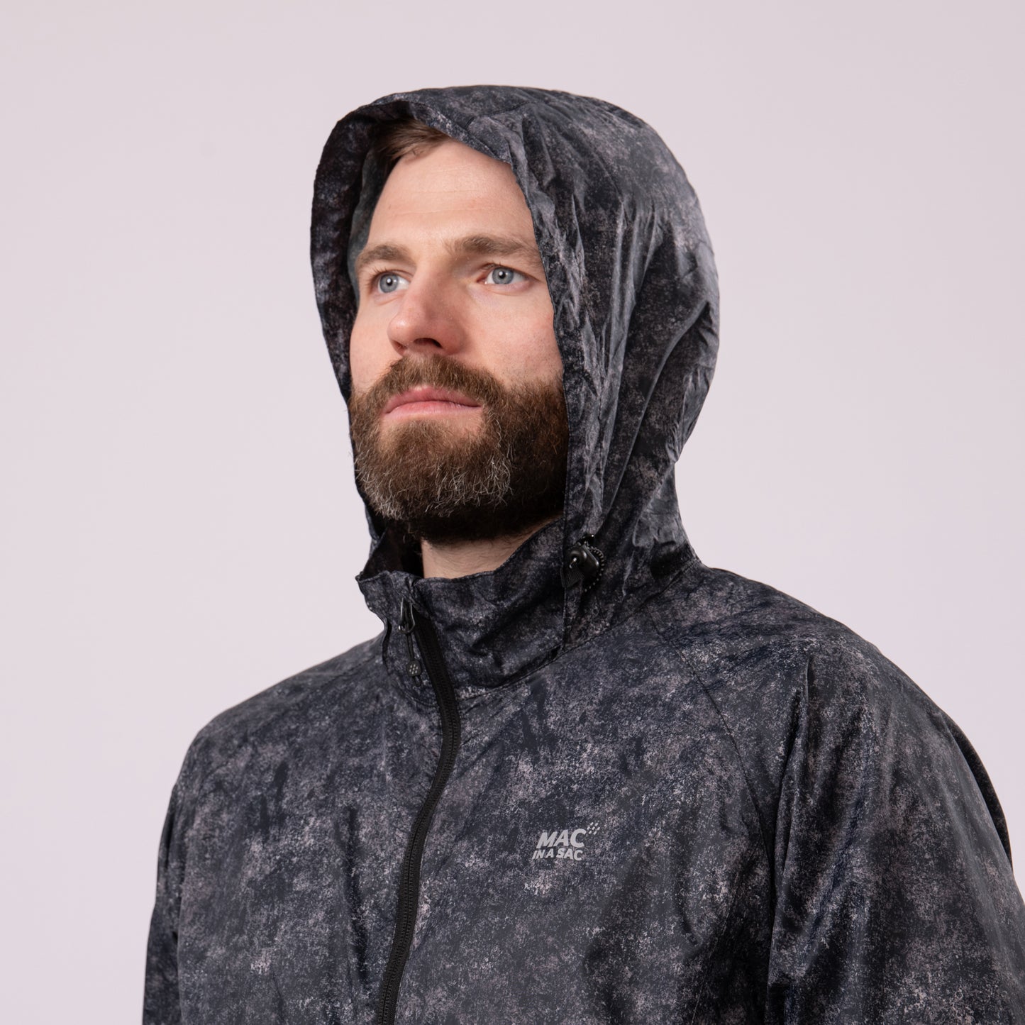 Origin Packable Waterproof Jacket - Black Etch