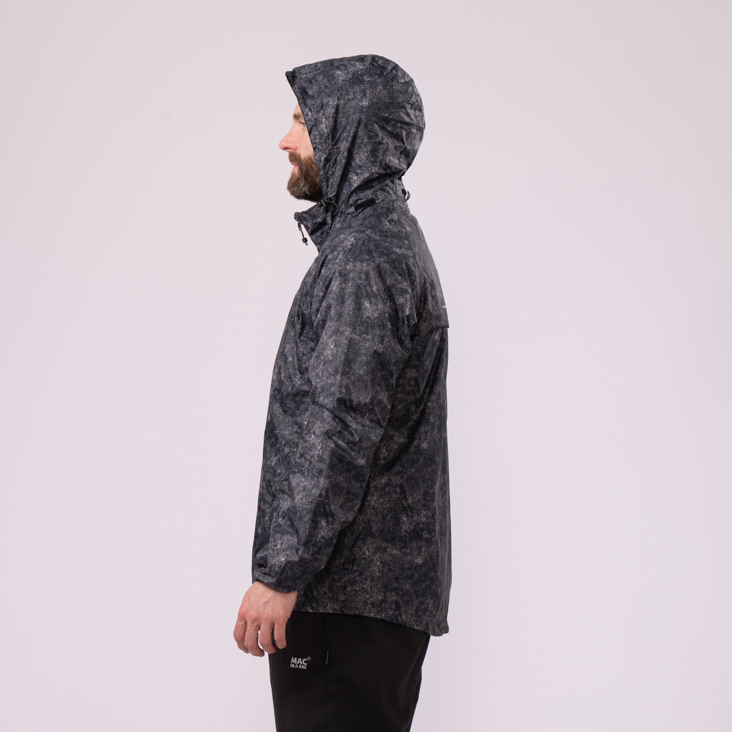 Origin Packable Waterproof Jacket - Black Etch