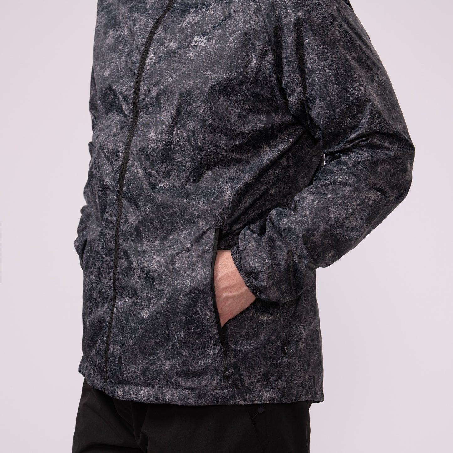 Origin Packable Waterproof Jacket - Black Etch