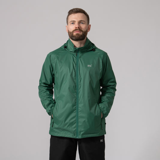 Origin Packable Waterproof Jacket - Forest Green