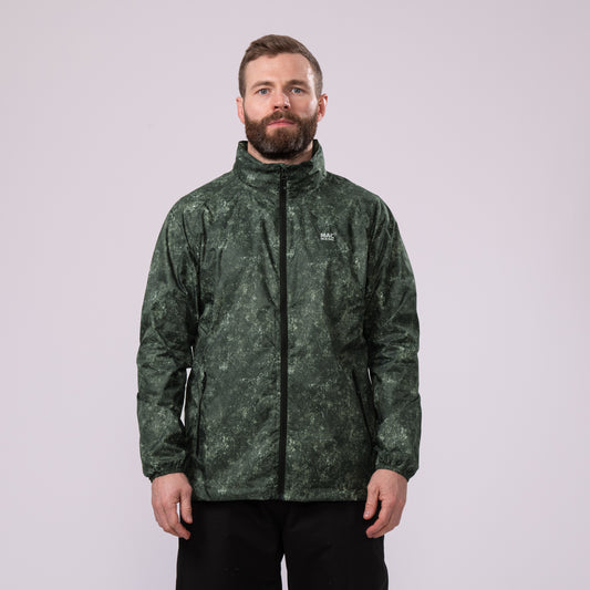 Origin Packable Waterproof Jacket - Khaki Etch