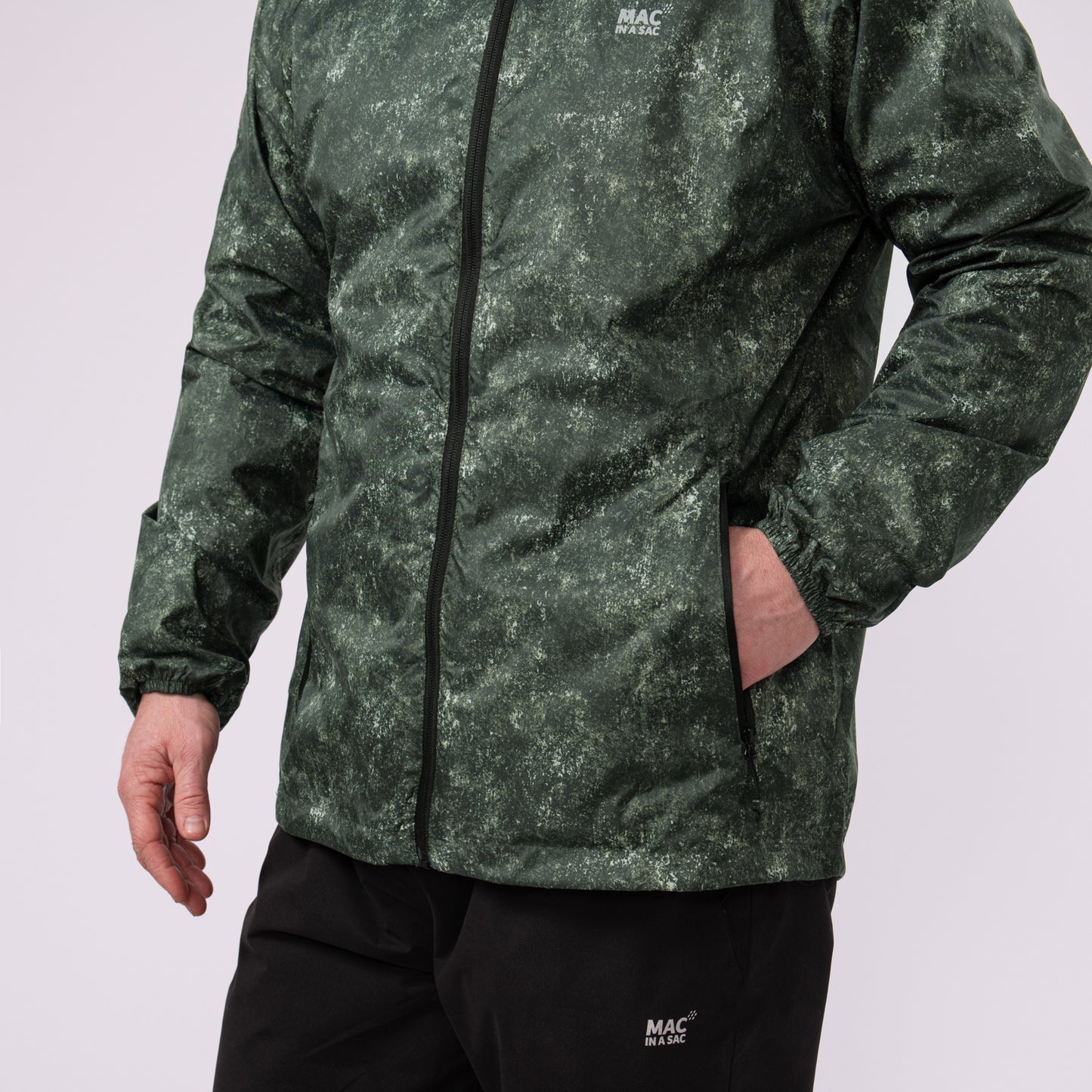 Origin Packable Waterproof Jacket - Khaki Etch