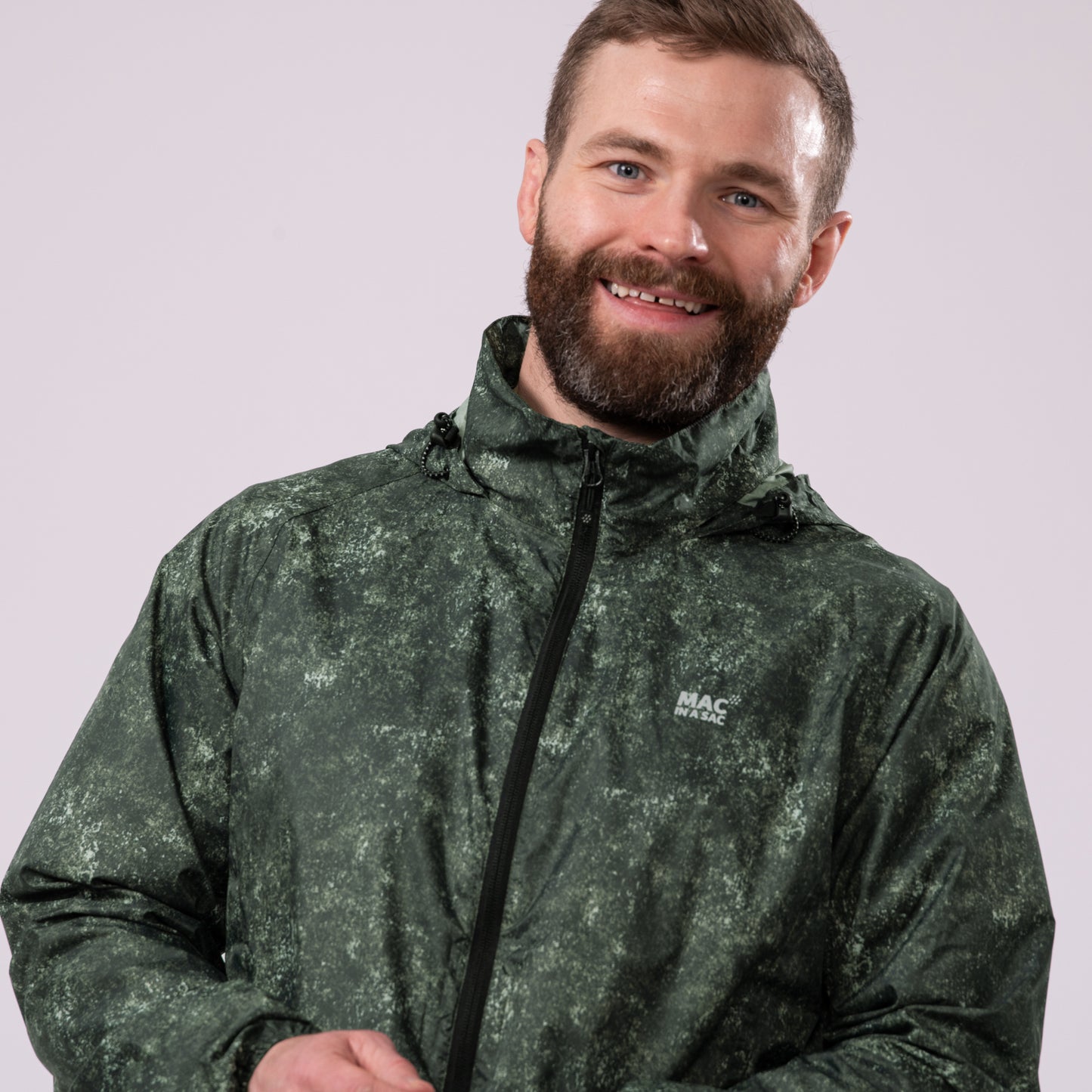 Origin Packable Waterproof Jacket - Khaki Etch