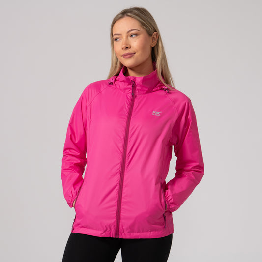 Origin Packable Waterproof Jacket - Pink Tonal Zip