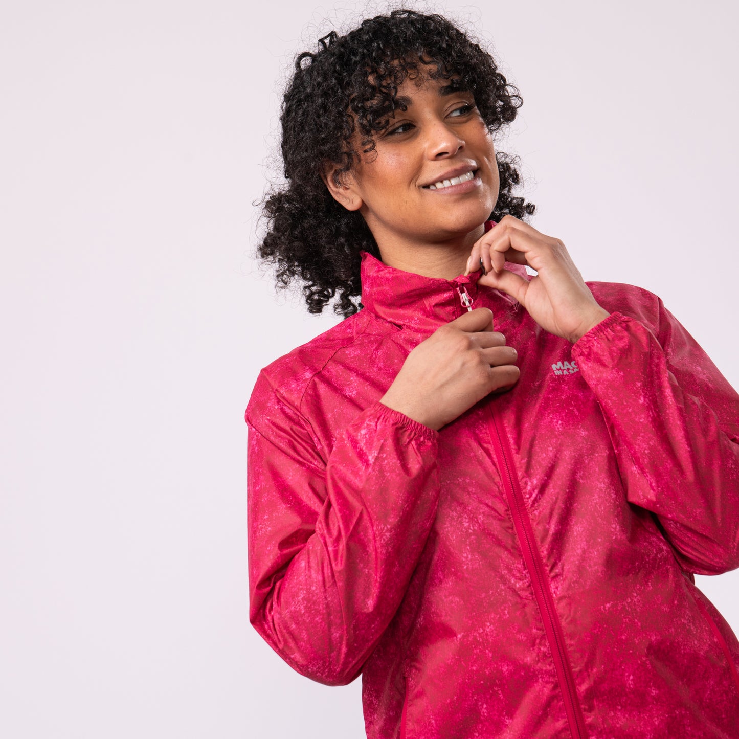 Origin Packable Waterproof Jacket - Pink Etch