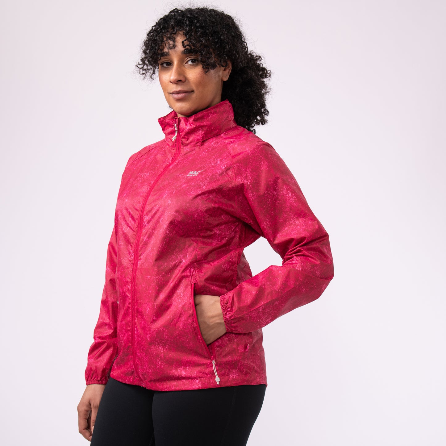 Origin Packable Waterproof Jacket - Pink Etch