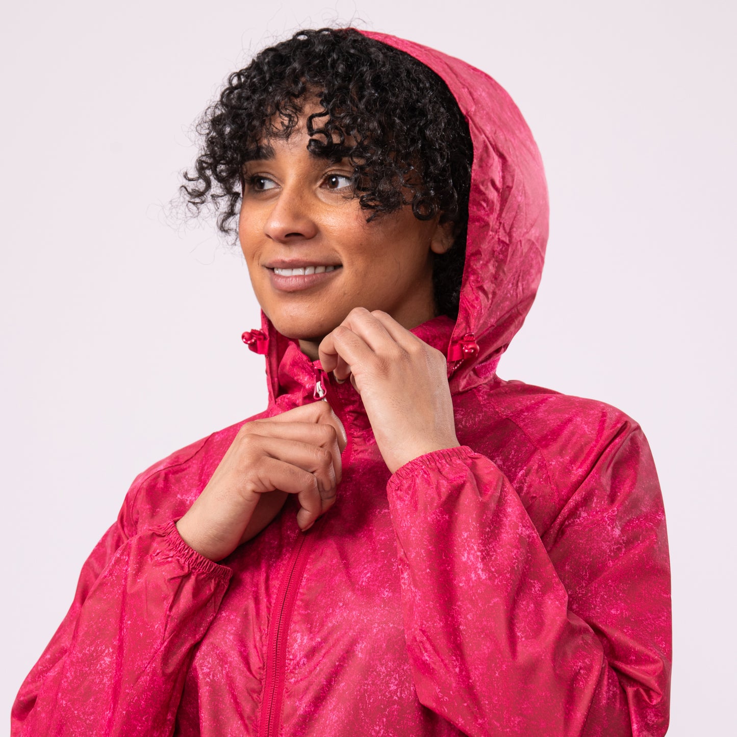 Origin Packable Waterproof Jacket - Pink Etch