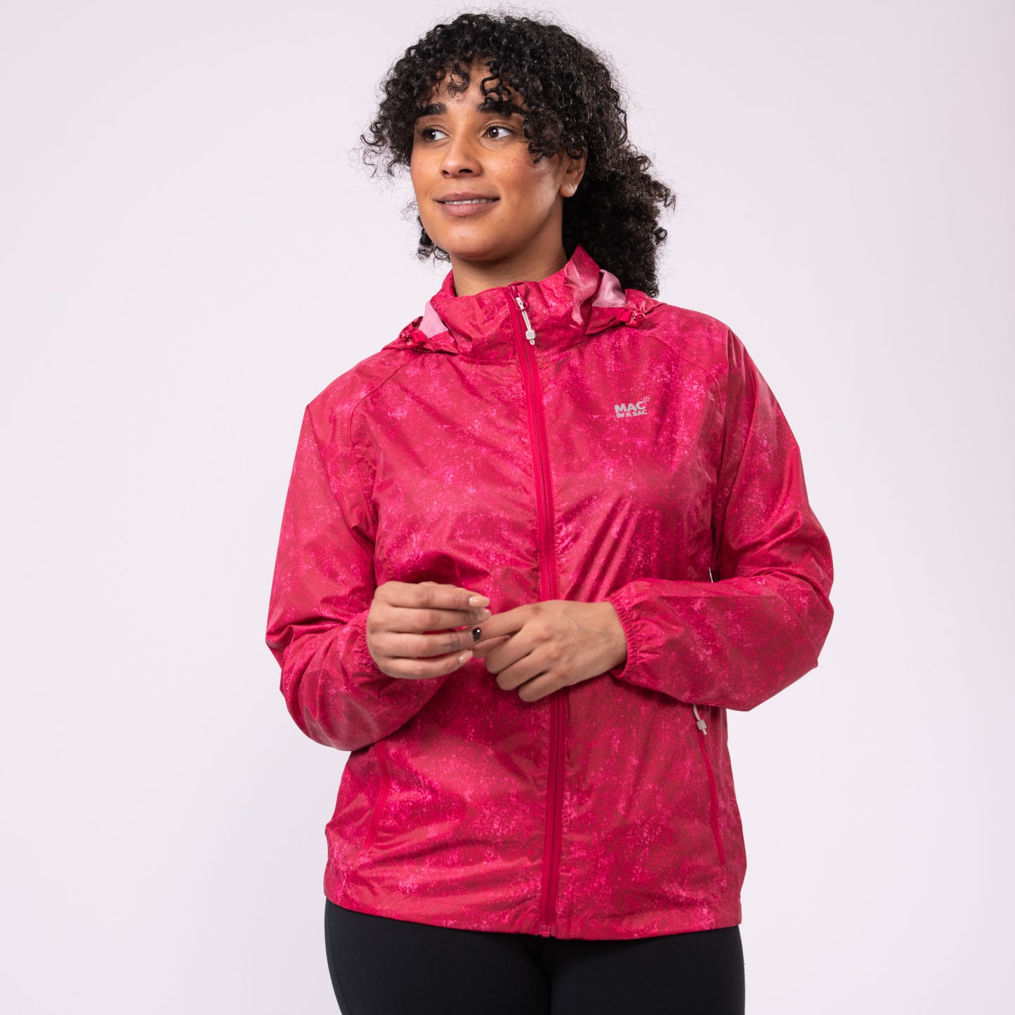 Origin Packable Waterproof Jacket - Pink Etch