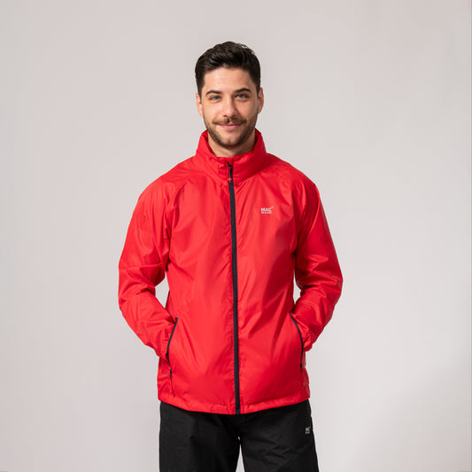 Origin Packable Waterproof Jacket - Red