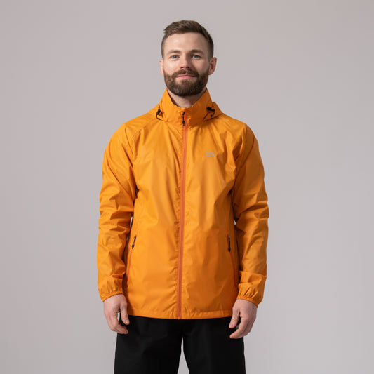 Origin Packable Waterproof Jacket - Soft Orange